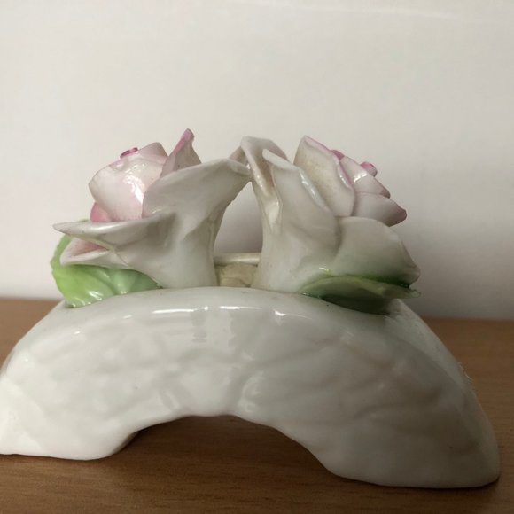 Vintage handmade Staffordshire the princess collection bridge roses mini s decor - Picture 3 of 5